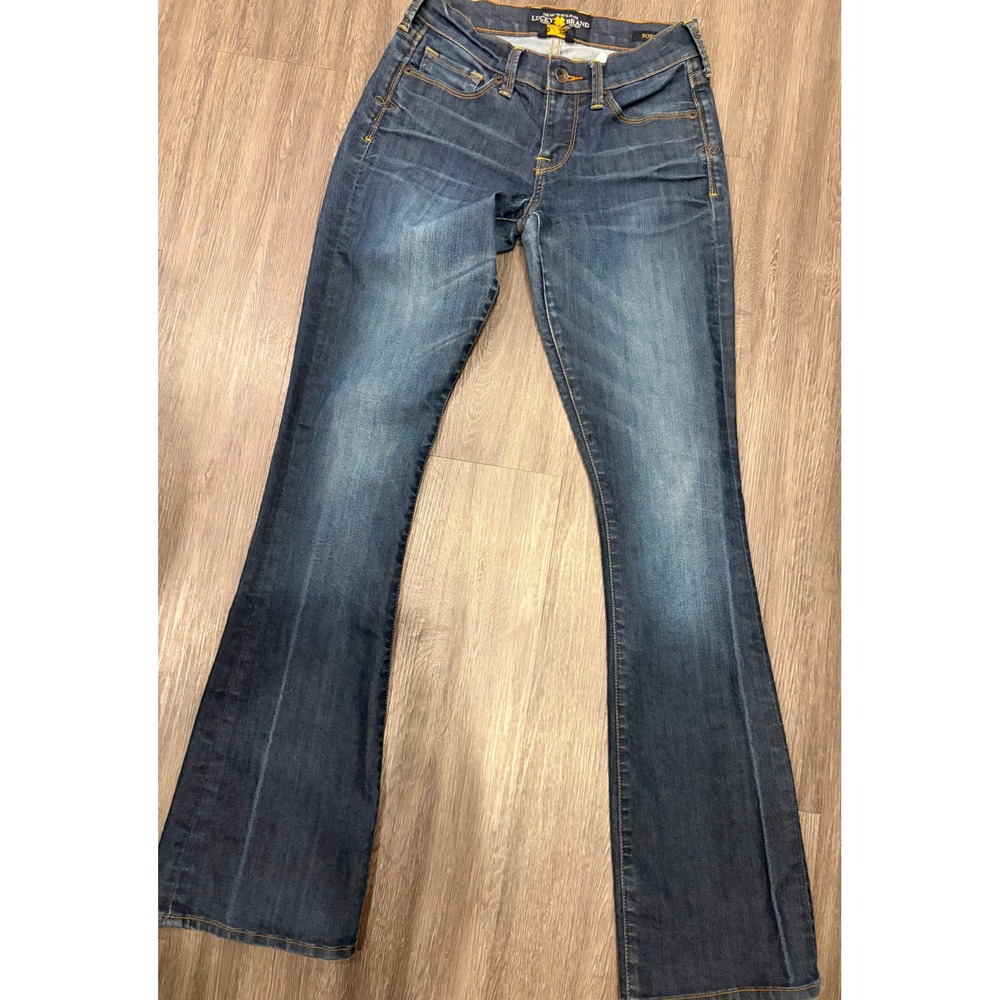 Lucky Brand Sofia Bootcut Jeans Womens 0/25 Blue Medium Wash Low Rise Stretch